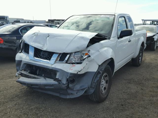 1N6BD0CT1EN712477 - 2014 NISSAN FRONTIER S WHITE photo 2