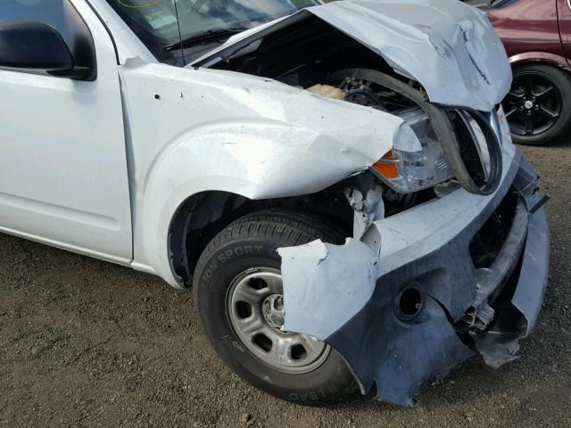 1N6BD0CT1EN712477 - 2014 NISSAN FRONTIER S WHITE photo 9