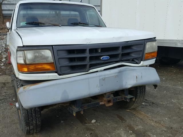 3FTHF26H4VMA11985 - 1997 FORD F250 WHITE photo 9