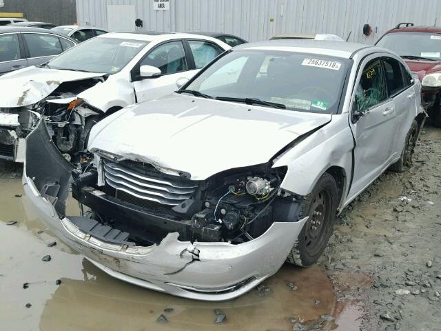 1C3CCBAB2CN268382 - 2012 CHRYSLER 200 LX SILVER photo 2