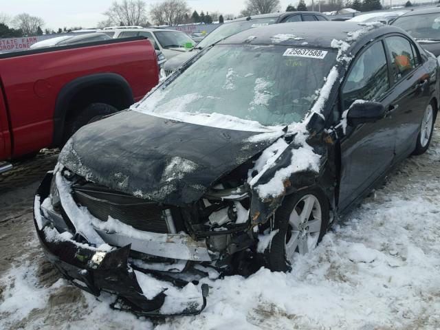 19XFA1F64BE041217 - 2011 HONDA CIVIC LX-S შავი ფოტო 2