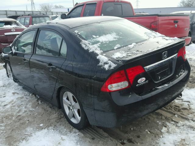 19XFA1F64BE041217 - 2011 HONDA CIVIC LX-S შავი ფოტო 3