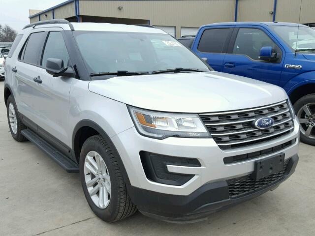 1FM5K7BH6HGD11796 - 2017 FORD EXPLORER SILVER photo 1