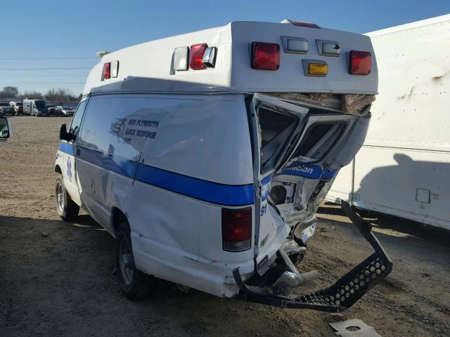 1FDSS34P64HB28757 - 2004 FORD ECONOLINE WHITE photo 3