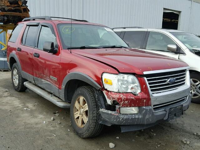 1FMEU73E96UB12156 - 2006 FORD EXPLORER X RED photo 1