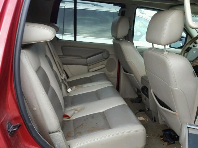 1FMEU73E96UB12156 - 2006 FORD EXPLORER X RED photo 6