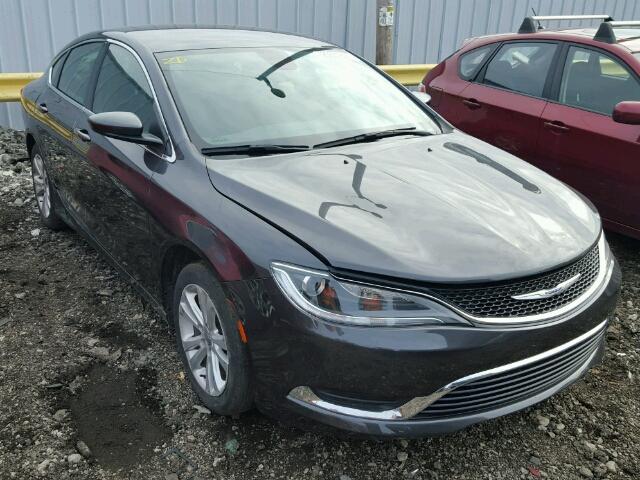 1C3CCCAB7FN693543 - 2015 CHRYSLER 200 LIMITE GRAY photo 1