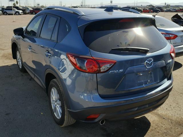 JM3KE2CY1G0674487 - 2016 MAZDA CX-5 TOURI BLUE photo 3