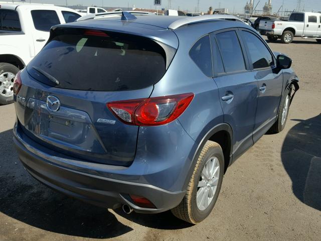 JM3KE2CY1G0674487 - 2016 MAZDA CX-5 TOURI BLUE photo 4