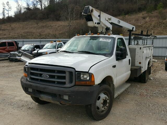 1FDXF46S3XEA83588 - 1999 FORD F450 SUPER WHITE photo 2