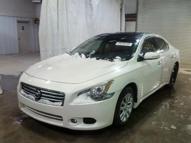 1N4AA5AP6EC908037 - 2014 NISSAN MAXIMA S WHITE photo 2