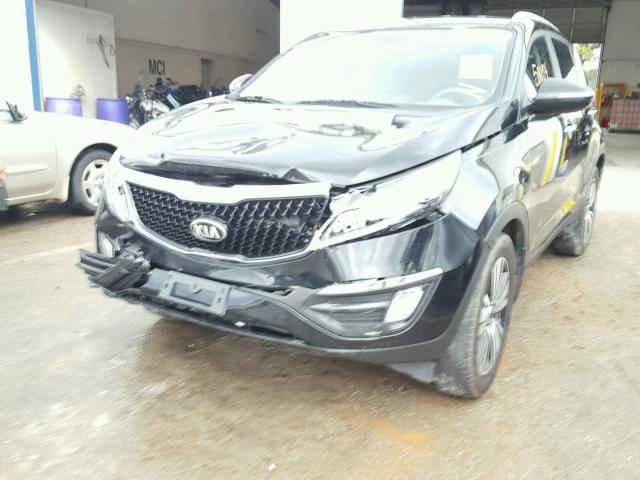 KNDPC3AC7F7758479 - 2015 KIA SPORTAGE E BLACK photo 2