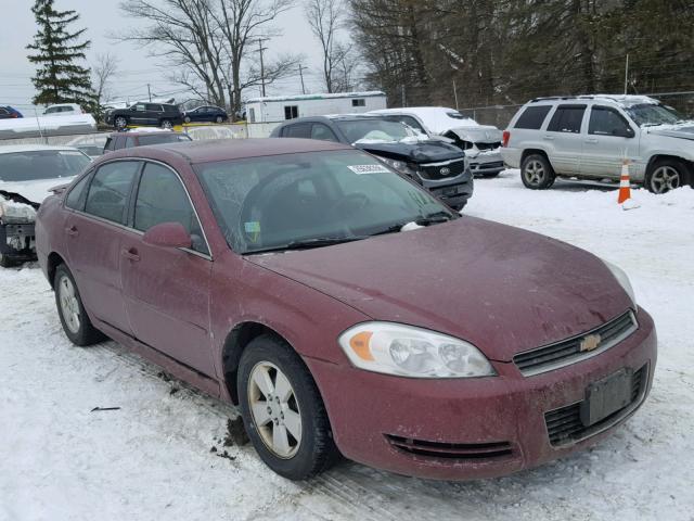 2G1WT57K091184100 - 2009 CHEVROLET IMPALA 1LT RED photo 1