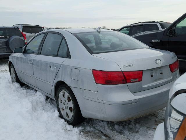 5NPET4AC8AH601111 - 2010 HYUNDAI SONATA GLS SILVER photo 3