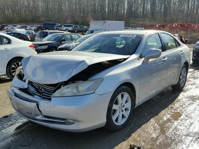 JTHBJ46G472094172 - 2007 LEXUS ES 350 SILVER photo 2