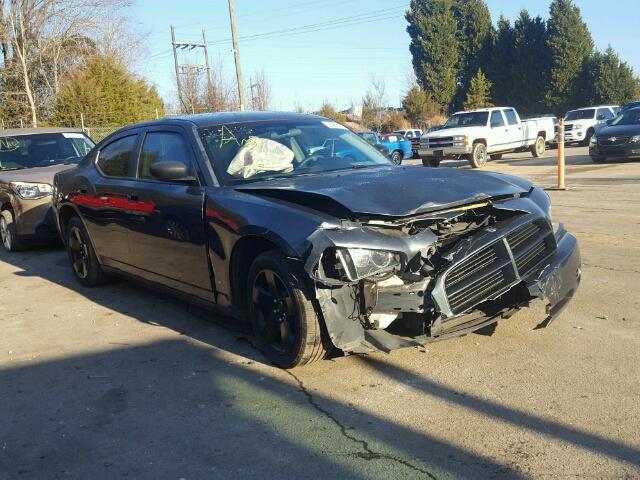 2B3KA43RX8H259949 - 2008 DODGE CHARGER BLACK photo 1