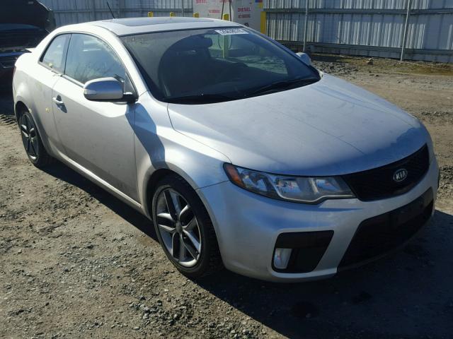 KNAFW6A33A5304378 - 2010 KIA FORTE SX SILVER photo 1