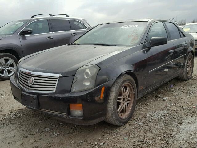 1G6DM57N730124830 - 2003 CADILLAC CTS BLACK photo 2