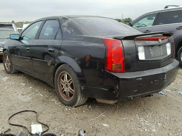 1G6DM57N730124830 - 2003 CADILLAC CTS BLACK photo 3