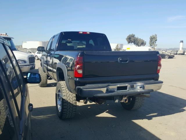 1GCHK23296F134887 - 2006 CHEVROLET SILVERADO BLACK photo 3