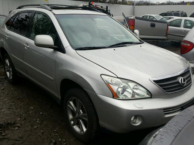 JTJHW31U672029583 - 2007 LEXUS RX 400H SILVER photo 1