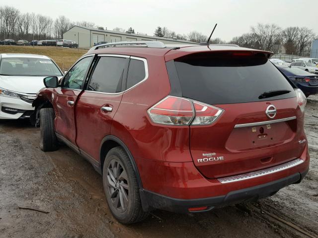 5N1AT2MV8GC810168 - 2016 NISSAN ROGUE S RED photo 3