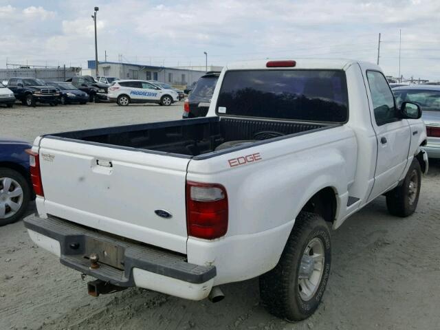 1FTYR10U84PA48361 - 2004 FORD RANGER WHITE photo 4