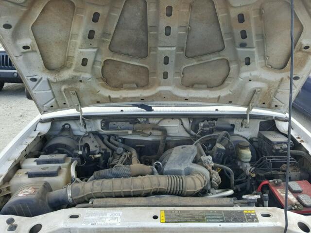 1FTYR10U84PA48361 - 2004 FORD RANGER WHITE photo 7