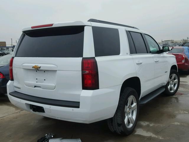 1GNSCBKC9FR567452 - 2015 CHEVROLET TAHOE C150 WHITE photo 4