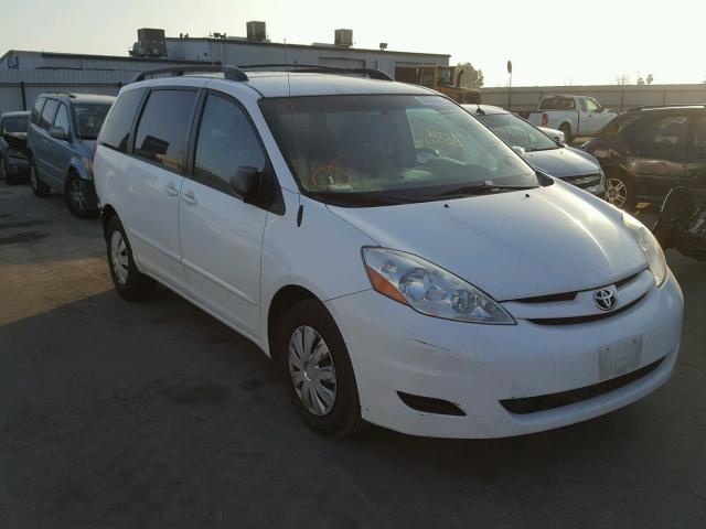 5TDZK23CX9S287912 - 2009 TOYOTA SIENNA CE WHITE photo 1