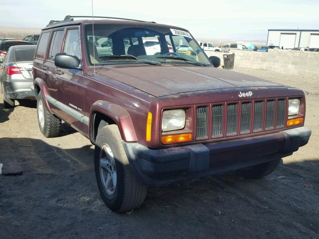 1J4FT48S0YL236182 - 2000 JEEP CHEROKEE S MAROON photo 1