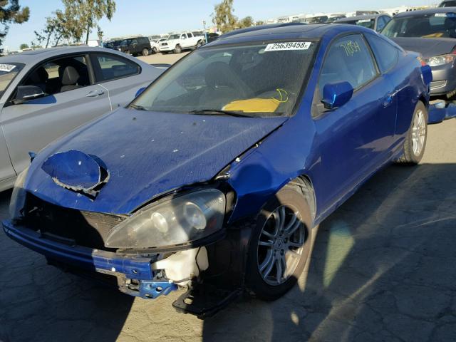 JH4DC54896S015856 - 2006 ACURA RSX BLUE photo 2