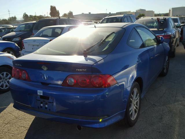 JH4DC54896S015856 - 2006 ACURA RSX BLUE photo 4