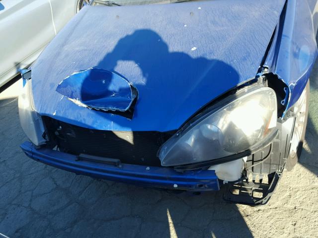 JH4DC54896S015856 - 2006 ACURA RSX BLUE photo 9