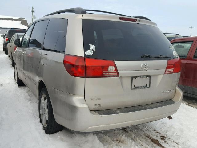 5TDBA23C35S043551 - 2005 TOYOTA SIENNA LE SILVER photo 3