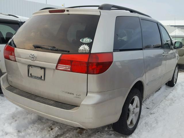 5TDBA23C35S043551 - 2005 TOYOTA SIENNA LE SILVER photo 4