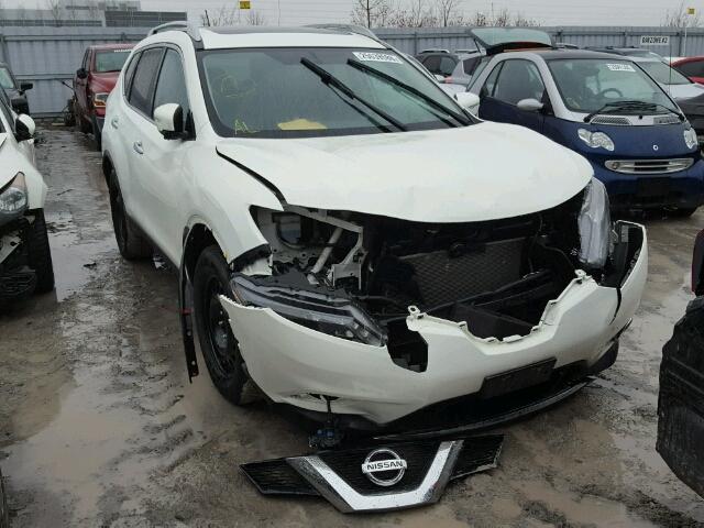 5N1AT2MT9EC842249 - 2014 NISSAN ROGUE S WHITE photo 1