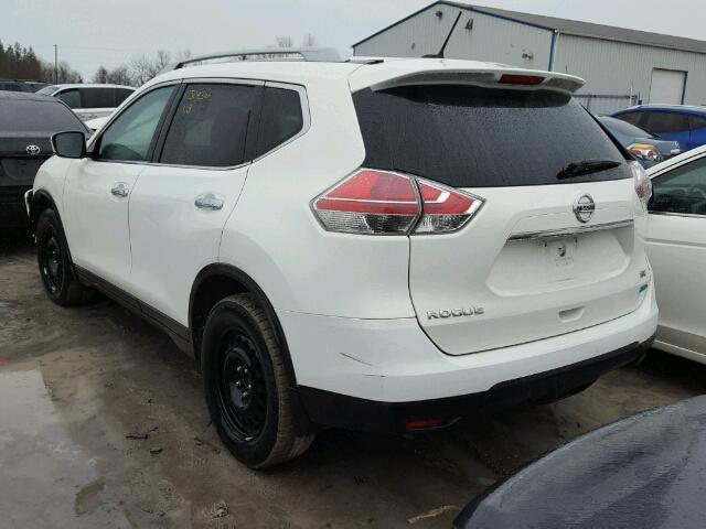 5N1AT2MT9EC842249 - 2014 NISSAN ROGUE S WHITE photo 3