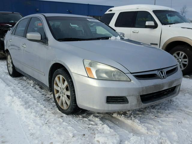 1HGCM66477A071393 - 2007 HONDA ACCORD SE SILVER photo 1