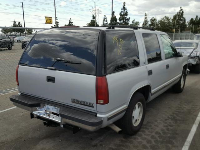 1GNEC13R7TJ394423 - 1996 CHEVROLET TAHOE C150 SILVER photo 4