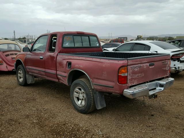 4TASN92N5WZ167042 - 1998 TOYOTA TACOMA XTR RED photo 3