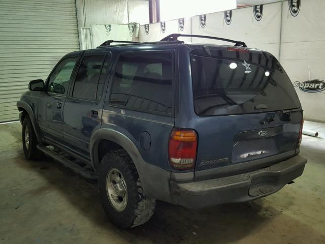 1FMDU72X6YZC34851 - 2000 FORD EXPLORER X BLUE photo 3