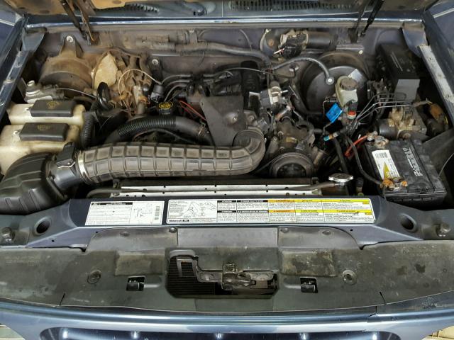 1FMDU72X6YZC34851 - 2000 FORD EXPLORER X BLUE photo 7