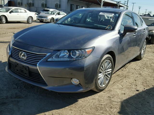 JTHBK1GG0D2082901 - 2013 LEXUS ES 350 GRAY photo 2