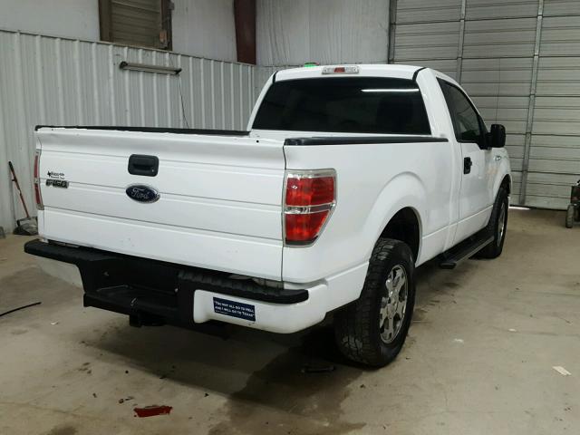 1FTRF12W99KA97441 - 2009 FORD F150 WHITE photo 4