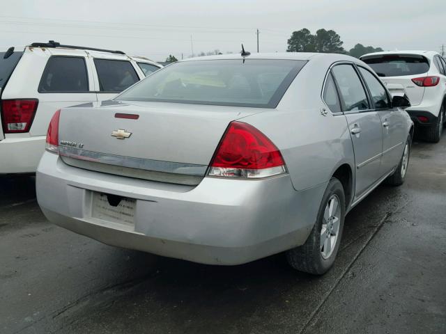 2G1WT58N879161638 - 2007 CHEVROLET IMPALA LT SILVER photo 4