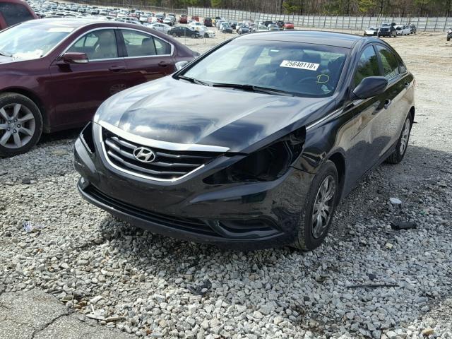 5NPEB4AC0BH113114 - 2011 HYUNDAI SONATA GLS BLACK photo 2