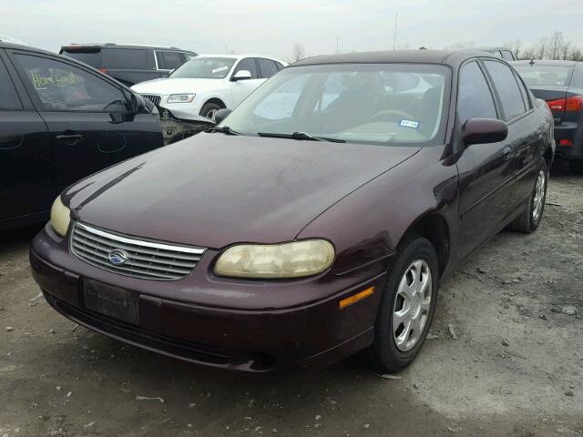 1G1ND52T6XY122915 - 1999 CHEVROLET MALIBU BURGUNDY photo 2