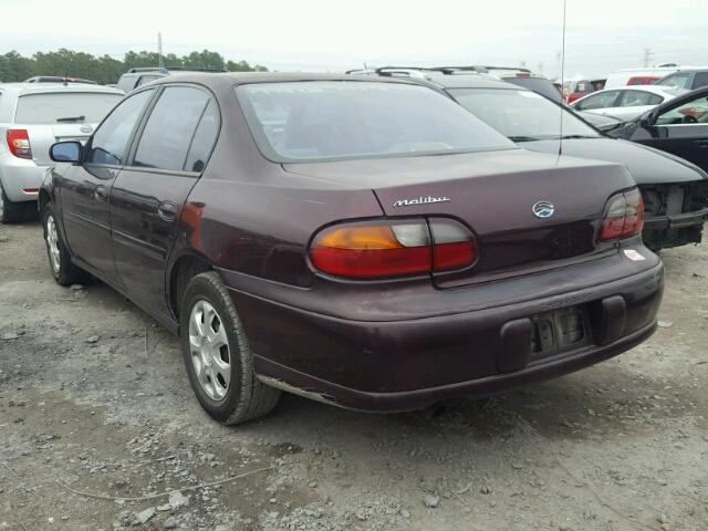 1G1ND52T6XY122915 - 1999 CHEVROLET MALIBU BURGUNDY photo 3