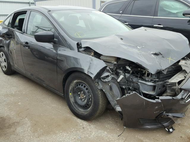 1FADP3E28GL383550 - 2016 FORD FOCUS S GRAY photo 9